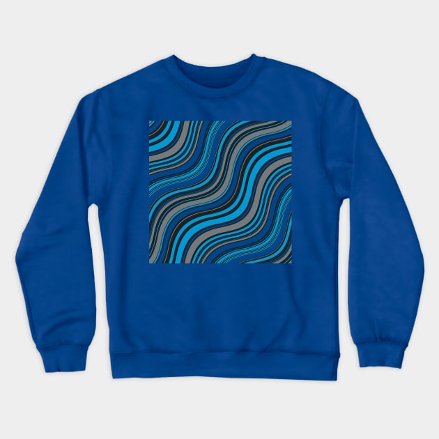 black and blue Crewneck Sweatshirt by PREMIUMSHOP